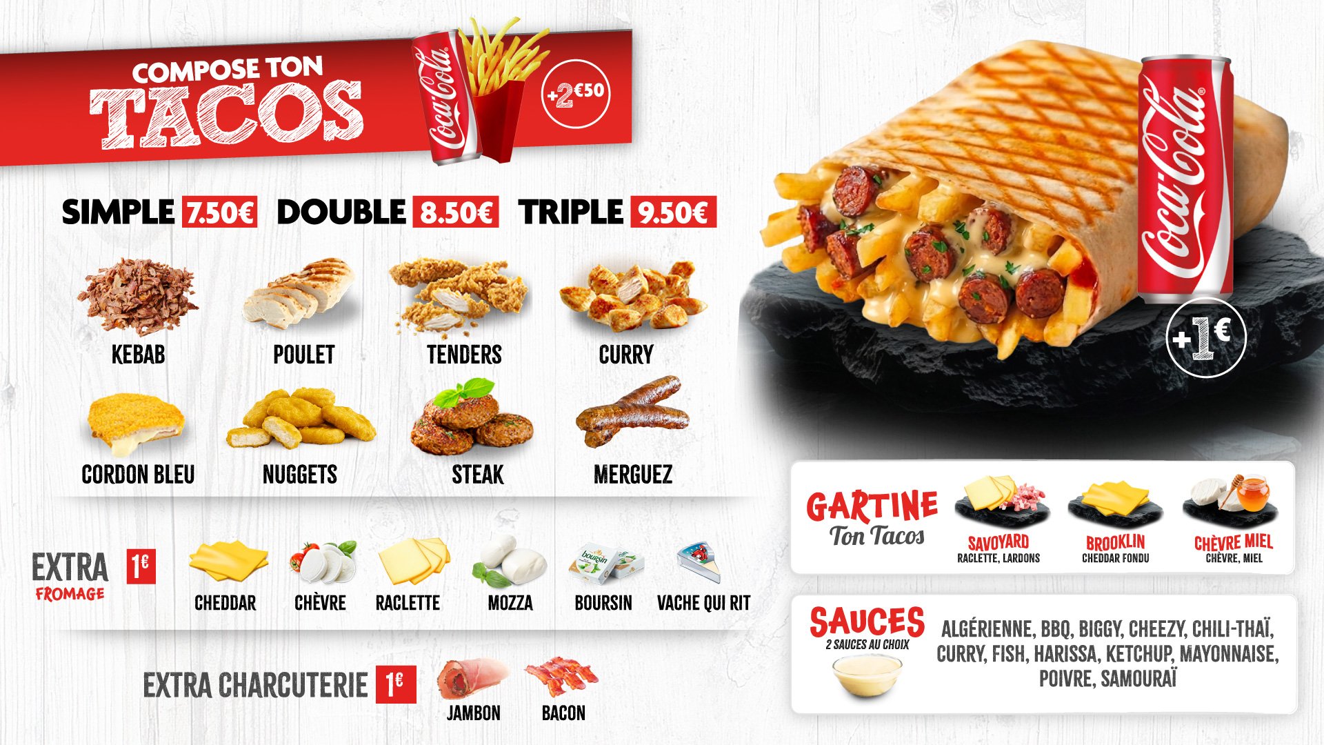 Menuboards statiques menuboard halal
